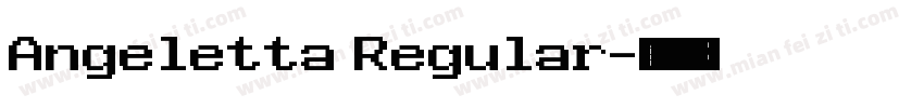 Angeletta Regular字体转换